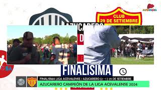 Entrevista 2  Sportivo Azucarero Campeón Liga Acevalense 2024 [upl. by Ahseetal450]