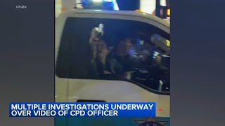 COPA investigates video of Chicago police officer pointing gun at street takeover [upl. by Christoph]