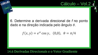 1466 Derivadas Direcionais e o Vetor Gradiente [upl. by Barbette]