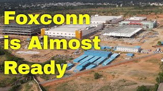 Foxconn Manufacturing Facility at Kongara Kalan  Hyderabad  developments [upl. by Follmer]