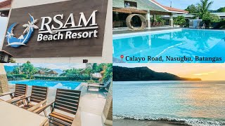 RSAM BEACH RESORT  NASUGBU BATANGAS ROOM TOUR AMENETIES BEACH ACTIVITIES [upl. by Bartram828]