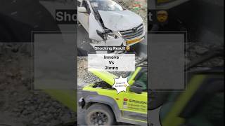 Innova vs Jimny Crash Test 💥 ladakhroadtrip [upl. by Hogg]