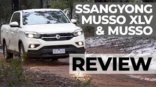 SsangYong Musso XLV and Musso 4WD Ute Review [upl. by Schroder]