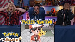 Pokémon Lets Go Pikachu amp Eevee  Trailer Reaction [upl. by Ponce918]