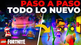 Guía Completa de KLOMBO en LEGO Fortnite ¡Nuevas Armas y Encantamientos Paso a Paso [upl. by Pesvoh]