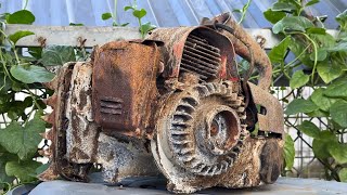 Restoring My Grandfathers 60 Year Old STIHL Saw To Better Than When It Left The Factory [upl. by Hizar]