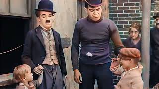 1921  Charlie Chaplin quotThe Kidquot Episode in colors 4K 60fps [upl. by Okimat]