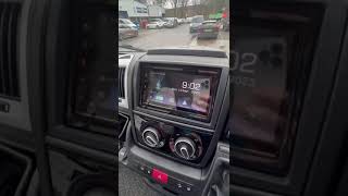 Motorhome Fiat Ducato Gets Wireless CarPlay Android Auto DMX7722DABS [upl. by Nosilla643]