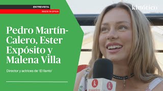 Entrevista con Ester Expósito Malena Villa y Pedro MartínCalero por El llanto SSIFF72 [upl. by Jairia]