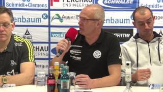 VfL Gummersbach  THW Kiel 2329 Pressekonferenz [upl. by Sisak]