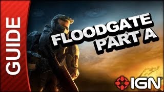 Halo 3 Walkthrough  Mission 5 Floodgate  Part A [upl. by Hgielhsa]