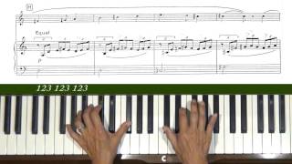 Irlandaise by Claude Bolling Piano Tutorial [upl. by Ulyram]