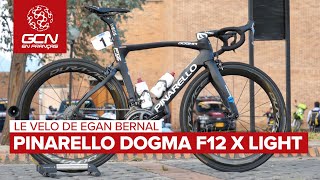 Le vélo d’Egan Bernal  Le Pinarello Dogma F12 Xlight  Ineos Grenadier [upl. by Tani153]