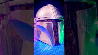 Making A Cardboard Mandalorian Helmet themandalorian epiccardboardprops [upl. by Wileen]