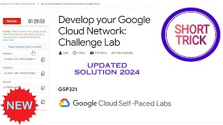 Develop your Google Cloud Network Challenge Lab  2024  GSP321 qwiklabs qwiklabsarcade2024 [upl. by Samp]