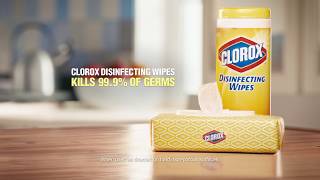 Clorox® Disinfecting Wipes in the Easy to Pull Pack [upl. by Hung]