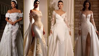 100 Beautiful Wedding Dresses A Showcase of Timeless Bridal Elegance [upl. by Grannie]