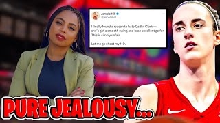 Caitlin Clark INSANELY TROLLED By Jemele HillFever Fans ERUPTED [upl. by Oranneg]