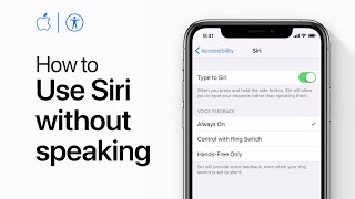 How to use Type to Siri on your iPhone and iPad instead of speaking — Apple Support [upl. by Onit940]