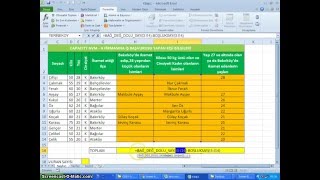 181 Excel Mantıksal Formüller Ve Yada Eğer BağDeğDoluSay Eğersay Boşluksay Bağdeğsay [upl. by Carberry]
