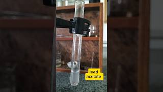 lead acetate and ferric chloride experiment chemicalanalysis [upl. by Schoenberg137]