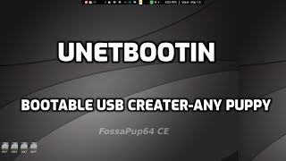 unetbootin  create bootable usb installer for any puppylinux [upl. by Notsniw]