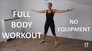 Full body workout for women – at home with no equipment [upl. by Leonie]