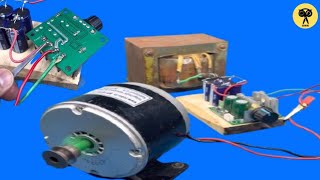 Invent DC Motor Power supply With Regulator Circuit boards [upl. by Llerrot125]