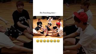 BTS streching time😅bts funnyshorts jk btsshorts [upl. by Baker]