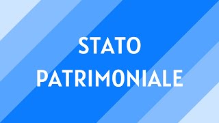 29 Stato Patrimoniale [upl. by Euqinomad3]