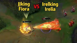 JJKING FIORA VS IRELKING IRELIA INTENSE 1V1 DUEL [upl. by Bergen]