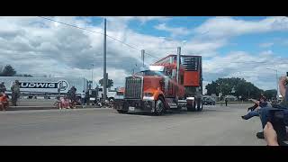 Waupun truckn show 2024 farewell Waupun day parade [upl. by Ymmas]