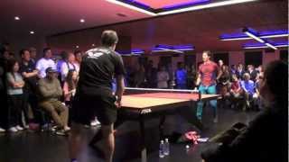 Timo Boll vs Adam Bobrow [upl. by Suisyola713]