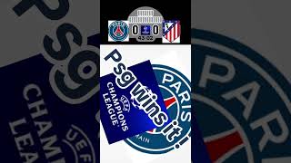 PSG vs Atletico Madrid football score prediction [upl. by Liman]