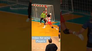 Handball Wing goal youtubeshorts shorts handball respect [upl. by Uball]