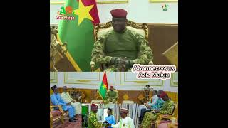 🇧🇫🇳🇪Le Président du Faso reçoit en audience le Grand Chancelier des Ordres Nationaux du Niger🇲🇱🇧🇫🇳🇪 [upl. by Rebeca]