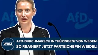 THÜRINGEN Kommunalwahl Durchmarsch der AfD Von wegen So reagiert jetzt Parteichefin Alice Weidel [upl. by Pierpont]