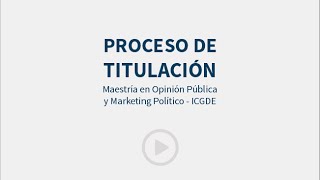 Proceso de titulación MOPMP  ICGDE  BUAP [upl. by Spalding]