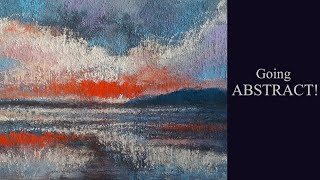 Abstract art tutorial with Soft Pastel for beginners [upl. by Adnoryt]