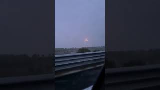 Ufo sulla RomaCivitavecchia avvistate luci misteriose in cielo [upl. by Enajaras]