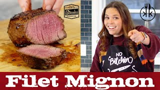 EASY One Pan Filet Mignon Recipe [upl. by Glarum]