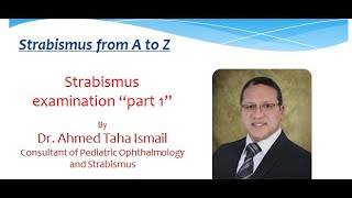 Strabismus examination part 1 [upl. by Rheta]