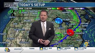 First Alert Forecast Monday Morning September 23rd [upl. by Yraeht]