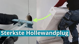 Tuimelpluggen  Pro plossing om zware radiatoren aan hollewanden te bevestigen [upl. by Nissa72]