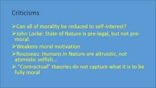 Hobbes Social Contract Theory [upl. by Ahsienod]