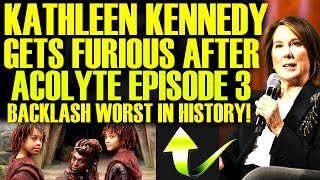 KATHLEEN KENNEDY FREAKS OUT AFTER ACOLYTE EPISODE 3 BACKLASH IS THE WORST IN HISTORY FOR DISNEY [upl. by Cypro]