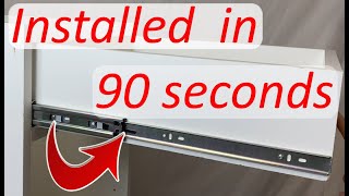 The Ultimate Drawer Slide Installation Jig Accurate fast EASY [upl. by Ylahtan]