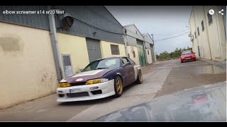 Elbow screamer S14 SR20DET test [upl. by Jagir]