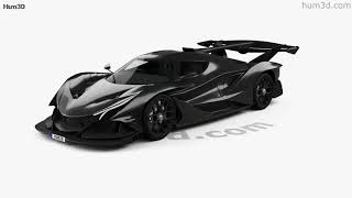 Apollo Intensa Emozione 2019 3D model by Hum3Dcom [upl. by Ahsertal]