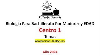 Centro 1 Biología 2024 [upl. by Omlesna989]